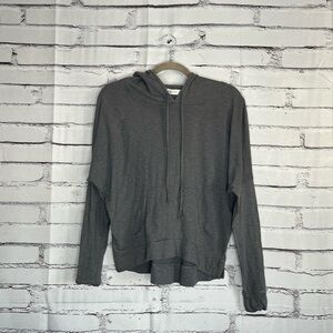 Abercrombie & Fitch Grey Pullover Hoodie Size S Lightweight Modal Soft Casual